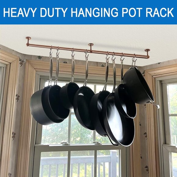 Wall Mounted Pot Pan Rack - Picture 3 of 6